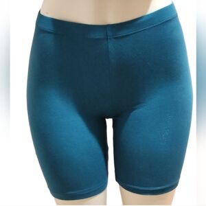 Brand New Deep Green Biker Shorts